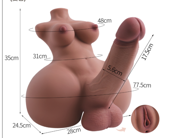 extra large shemale dildo doll