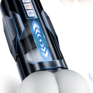 Automatic Male Masturbator Toys with 360° Heating 10 Vibration 7 Thrusting