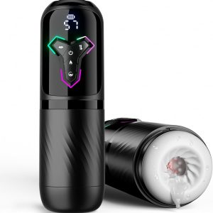 Vibrating Licking Heating Male Penis Pump 7 Thrusting 5 Sucking
