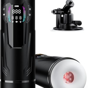 Male Automatic Masturbator with 8 Sucking &Thrusting Vibrating