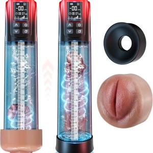 Electric Penis Enlarge Vacuum Pump with 4 Suction Intensities