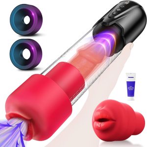 Electric Sucking Sex Toy with Rose Inner Sleeve