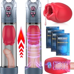 Penis Pumps Enlarger 7 Vibration 5 Suction