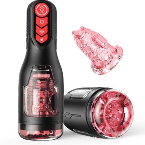 Male Masturbators Stroker with 9 Swirling Thrusting Vibrating